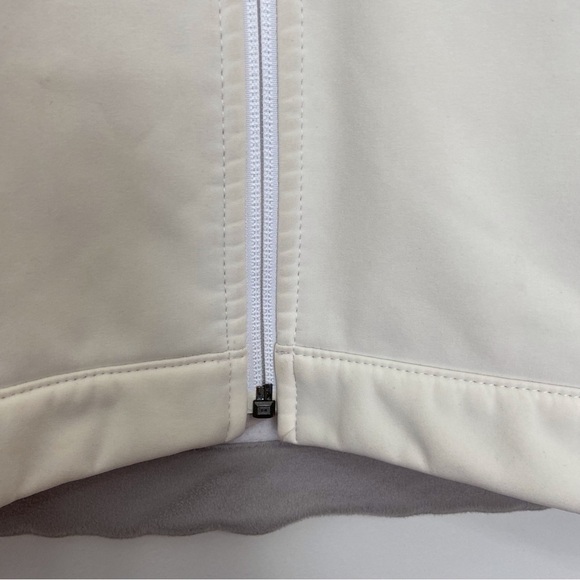 ECRU THE North Face zip up jacket off white mid season coat XS soft liner active - Picture 13 of 16